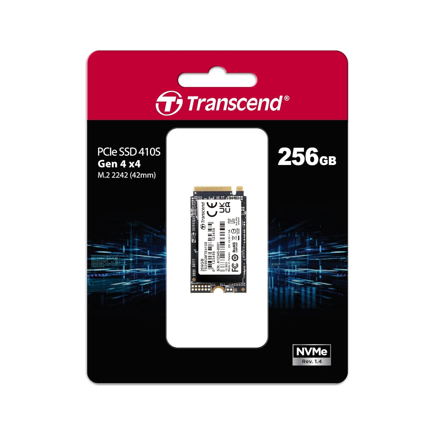 Transcend 410S M.2 2242 NVME SSD PCIe Gen4x4 SSD 3D NAND flash | Speed Upto 5000 MB/s | 256GB, 512GB, 1TB, 2TB Available Transcend 410S M.2 2242 NVME SSD PCIe Gen4x4 SSD 3D NAND flash | Speed Upto 5000 MB/s | 256GB, 512GB, 1TB, 2TB Available